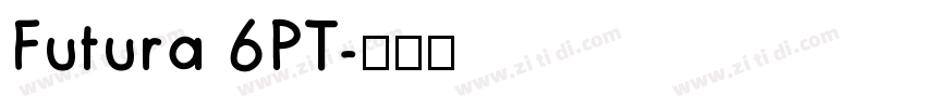 Futura 6PT字体转换